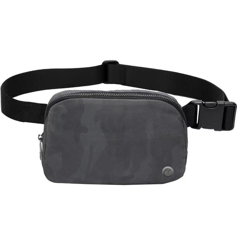 Black Camo Belt Bag